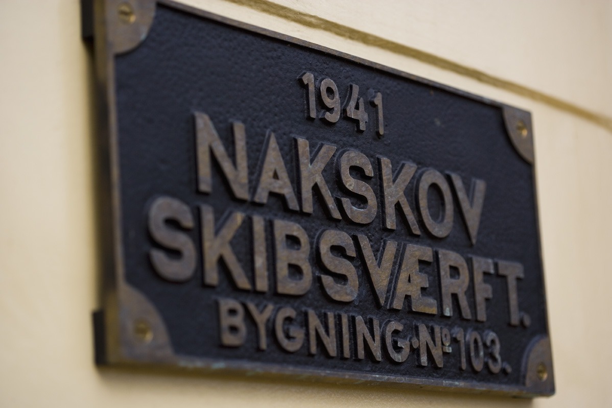 MS Nakskov skibsværft skilt